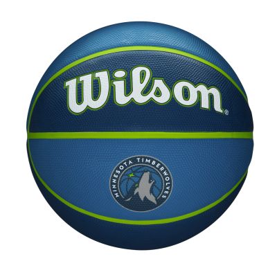 Wilson NBA Team Tribute Basketball Minnesota Timberwolves Size 7 - Blau - Ball