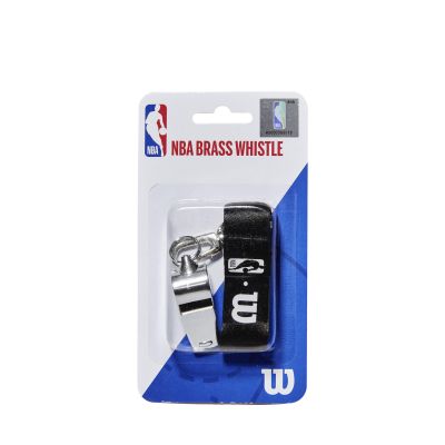 Wilson NBA Brass Whistle With Lanyard - Schwarz - Accessories