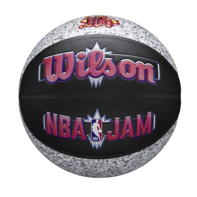 Wilson NBA Jam Indoor Outdoor Basketball Size 7 - Schwarz - Ball
