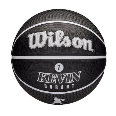Wilson NBA Player Icon Outdoor Kevin Durant Size 7 - Schwarz - Ball