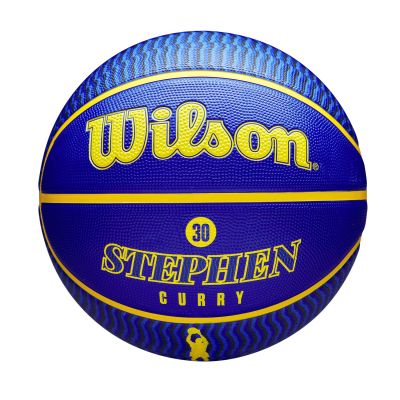 Wilson NBA Player Icon Outdoor Basketball Stephen Curry Size 7 - Blau - Ball