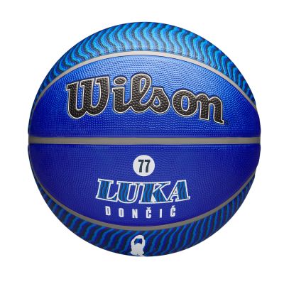 Wilson NBA Player Icon Outdoor Luka Dončić - Blau - Ball