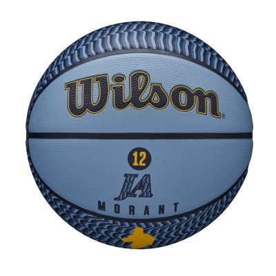 Wilson NBA Player Icon Outdoor Ja Morant Size 7 - Blau - Ball