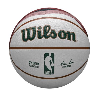Wilson 2023 NBA Team City Collector Boston Celtics Size 7 - Weiß - Ball