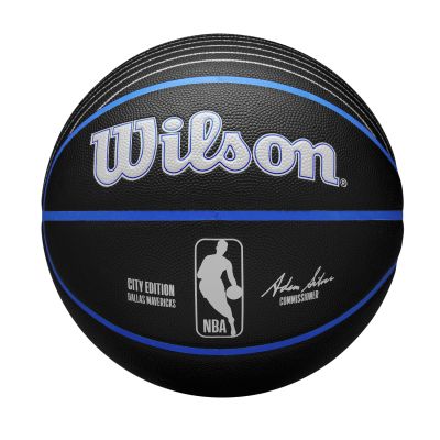 Wilson 2023 NBA Team City Collector Dallas Mavericks Size 7 - Schwarz - Ball