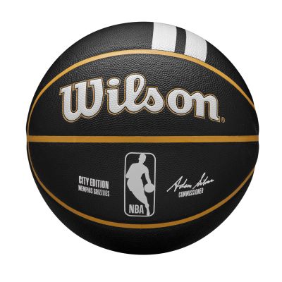 Wilson 2023 NBA Team City Collection Memphis Grizzlies Size 7 - Schwarz - Ball