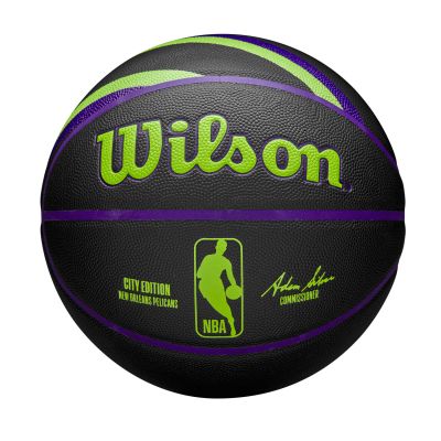 Wilson 2023 NBA Team City Collection New Orleans Pelicans Size 7 - Schwarz - Ball