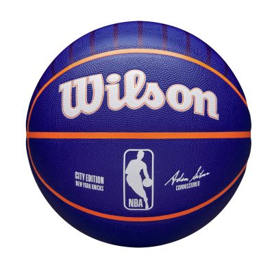 Wilson 2023 NBA Team City Collection New York Knicks Size 7 - Blau - Ball