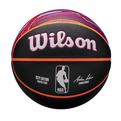 Wilson 2023 NBA Team City Collector Phoenix Suns Size 7 - Schwarz - Ball