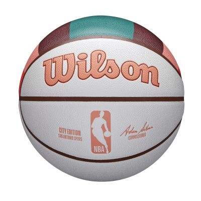 Wilson 2023  NBA Team City Collector San Antonio Spurs Size 7 - Weiß - Ball