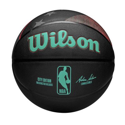 Wilson 2023 NBA Team City Collector Washington Wizards Size 7 - Schwarz - Ball
