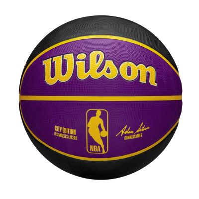 Wilson 2023 NBA Team City Edition Los Angeles Lakers Size 7 - Violett - Ball