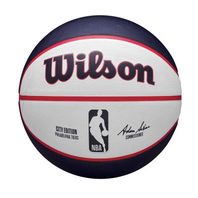 Wilson 2023 NBA Team City Edition Philadelphia 76 ers Size 7 - Blau - Ball